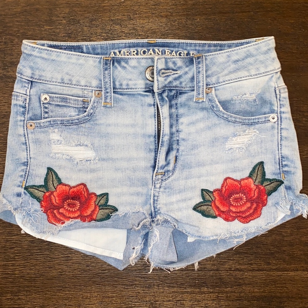 American Eagle blue jean shorts